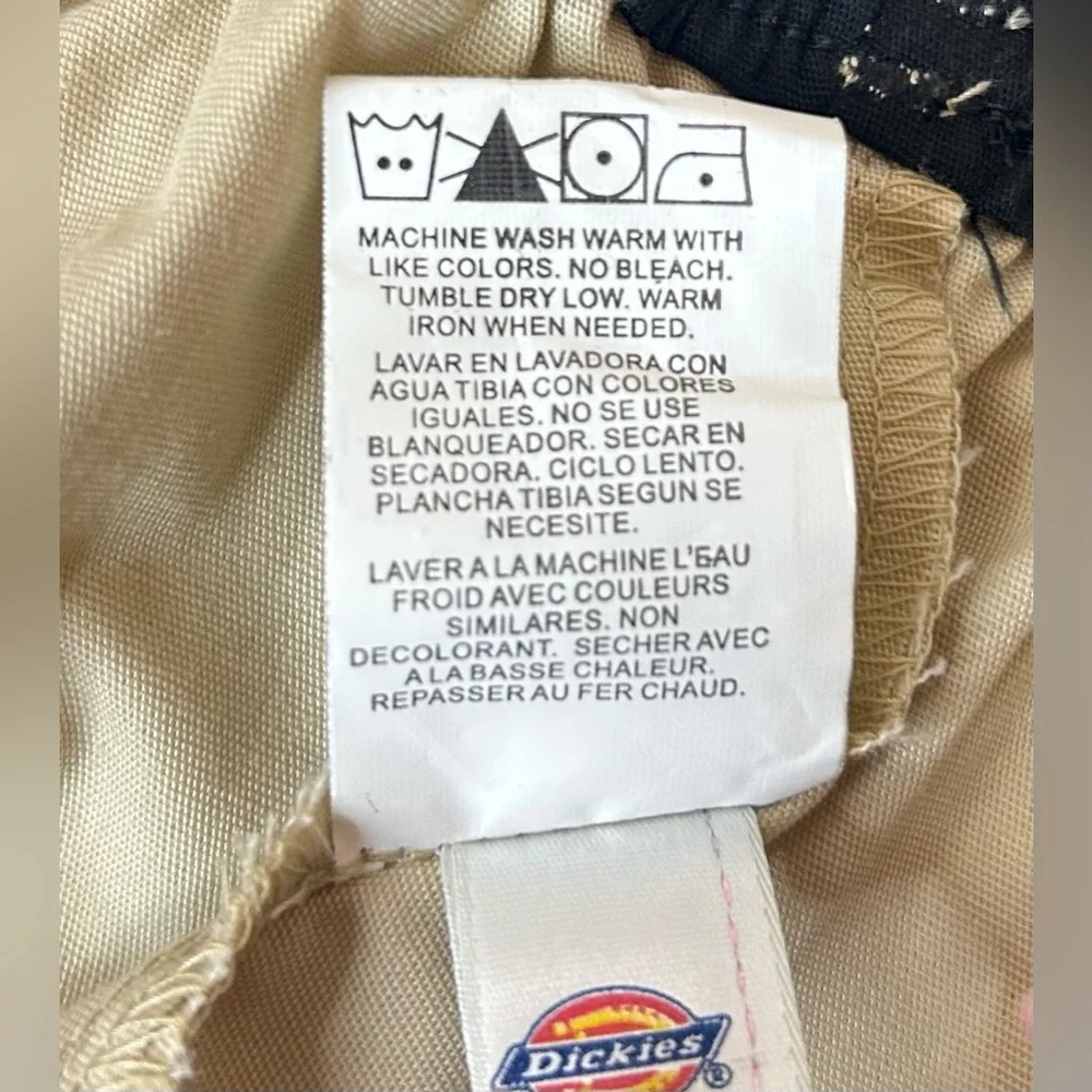 Dickies  Medical Light Tan Cargo Pants for Men 2X elastic waist NEW.